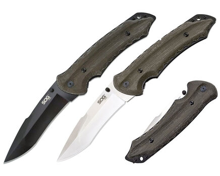 Купите складной нож SOG Kiku Folder Large Satin и Black TiNi (KU1011 - KU1012) в Самаре в нашем интернет-магазине