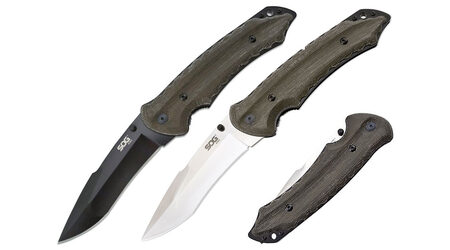 купите Нож складной SOG Kiku Folder Large Satin и Black TiNi / KU1011 - KU1012 в Самаре