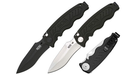 купите Полуавтоматический складной нож SOG Zoom Mini Satin и Black TiNi / ZM1001 - ZM1002 в Самаре