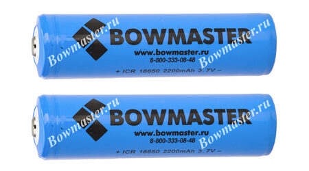 купите Литий-ионный аккумулятор с защитой BowMaster 18650 2400 mAh (2 шт.) в Самаре