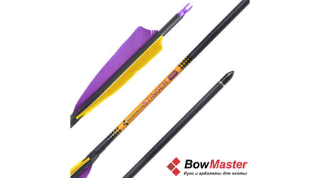 купите Стрела для лука Bowmaster Stinger натуральное оперение 5'' Shield (Боумастер Стингер) в Самаре