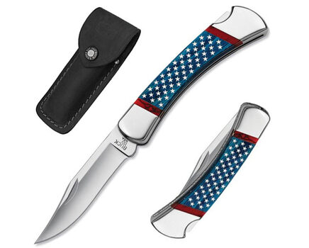 Купите складной нож Buck 110 Stars & Stripes Folding Hunter Limited Edition 0110BLSUSA в Самаре в нашем интернет-магазине