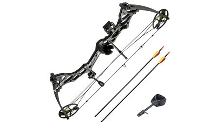 купите Уценка, мятая коробка, новый Блочный лук Man-Kung MK-CB75 рестайлинг черный в Самаре