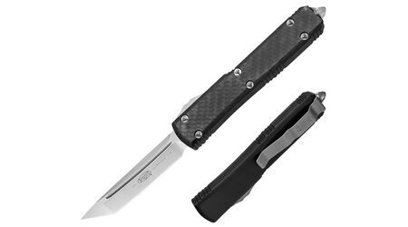 купите Автоматический выкидной нож Microtech Ultratech Tanto Contoured Chassis Carbon Fiber / 123-4CF в Самаре