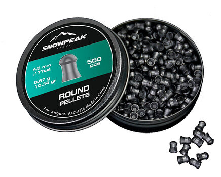 Купите cвинцовые пульки для пневматики SnowPeak Round Heavy калибр 4.5 мм в Самаре в нашем магазине