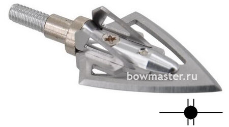 купите Наконечники охотничьи TP235 фиксированные, 100 гран, 6 лезвий (3 шт.) в Самаре