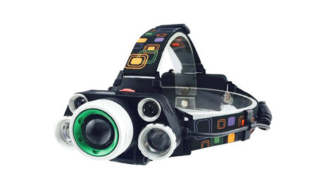 купите Светодиодный налобный фонарь UltraFire HL-8220-5 (Cree XML T6 + 4 XPE) 2300 люмен в Самаре