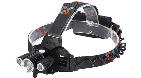 купите Светодиодный налобный фонарь UltraFire W-603 (Cree XML T6 + 2 Q5) 3500 люмен в Самаре